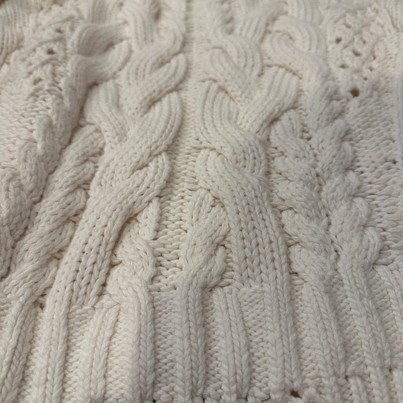 & Other Stories Ivory Cable Knit Sweater - Picture 5 of 11